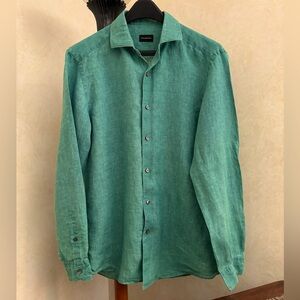ZEGNA - Men's Linen Sport Shirt - Medium